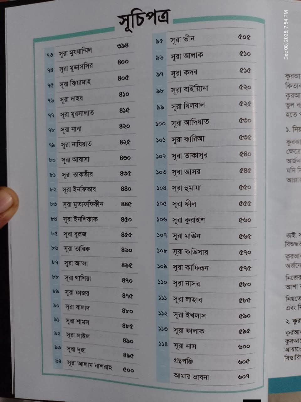 এক নজরে কুরআন